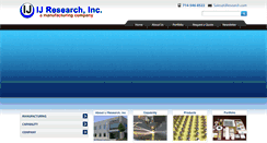 Desktop Screenshot of ijresearch.com