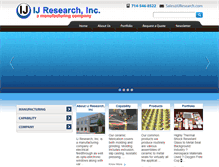 Tablet Screenshot of ijresearch.com